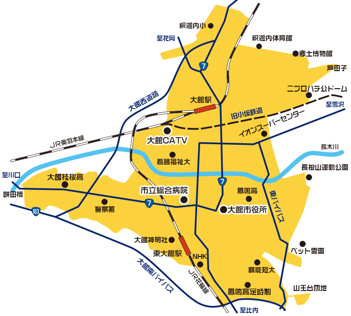 サービスエリア地図